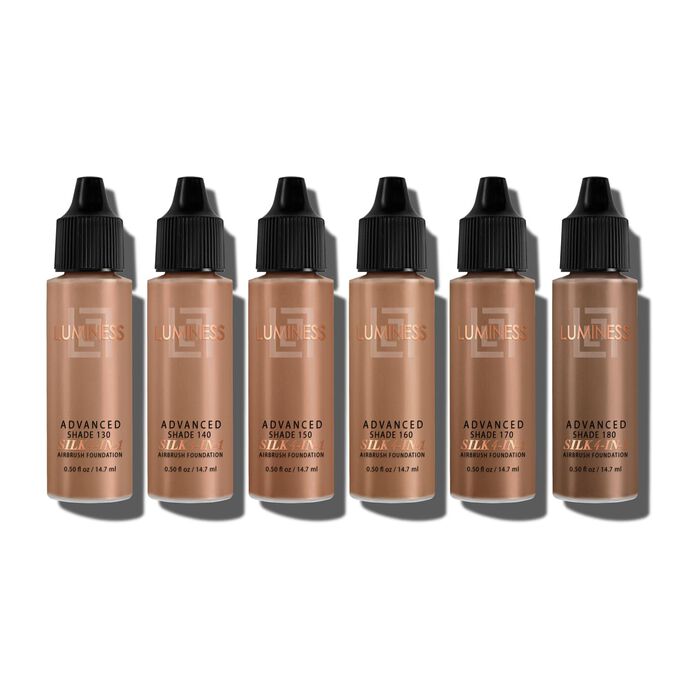 Silk 4-in-1 Airbrush Foundation Set - Dark 130-180