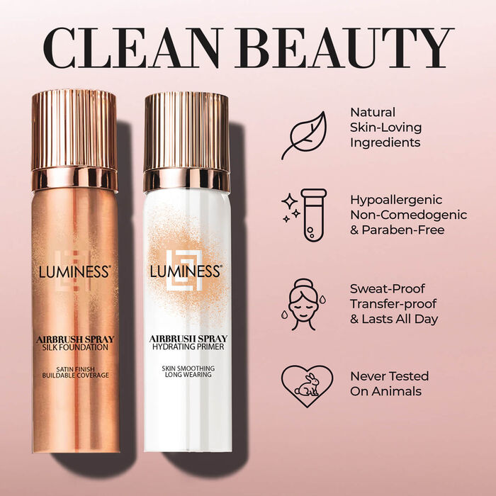 Airbrush Spray Silk Foundation Starter Kit - Try Before You Buy