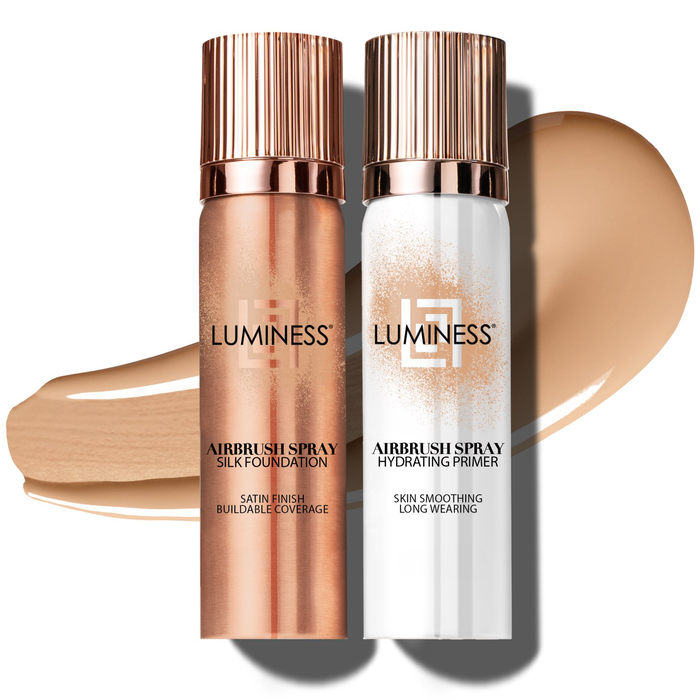 Airbrush Spray Silk Foundation & Hydrating Primer Kit