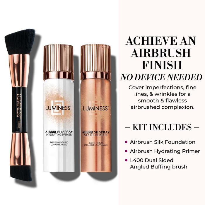 Airbrush Spray Silk Foundation Starter Kit - Try Before You Buy
