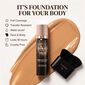 Transfer-proof Airbrush Body Coverage Perfector &ndash; Waterproof Leg & Body Makeup Kit image number null