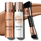 Airbrush Spray Silk Foundation Starter Kit - Warm Deep 090Light Tan 090 image number null